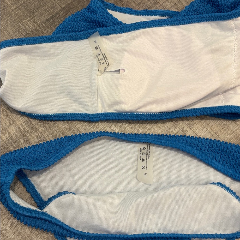 one shoulder blue bikini - Picture 3 of 3